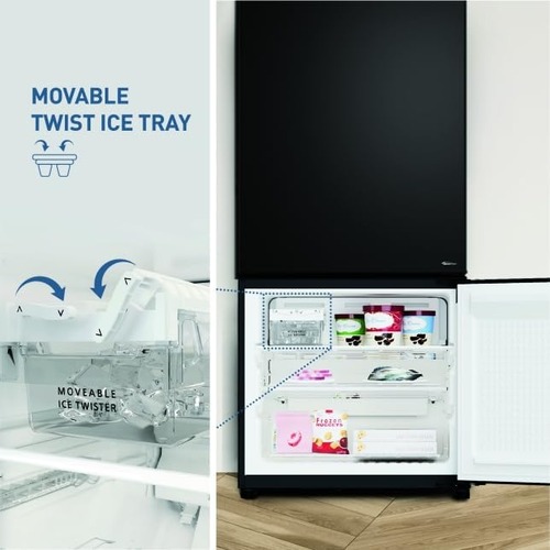 Panasonic 401L 2 Star Prime Convertible AI Econavi 6-Stage Smart Inverter Frost-Free Double Door Bottom Mount Refrigerator(NR-BK468BQKN)